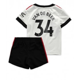 Baby Fußballbekleidung Manchester United Donny van de Beek #34 Auswärtstrikot 2022-23 Kurzarm (+ kurze hosen)